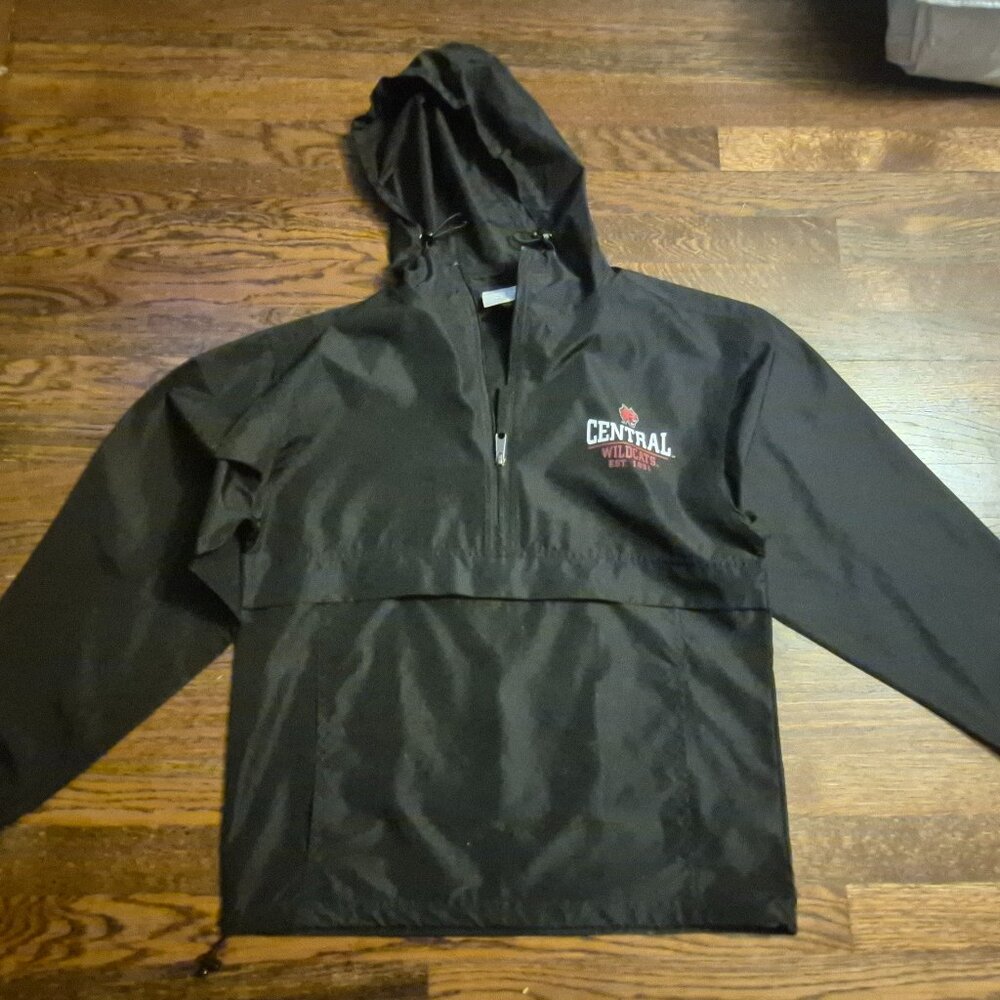 Central Washington University Champion Windbreaker Half Zip